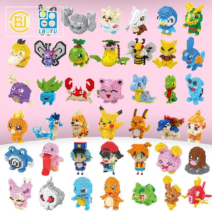 Pokemon Mini Building Blocks – Pikachu, Charizard, Eevee & More