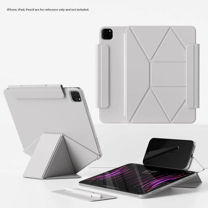 Magnetic iPad Case with Multi-Angle Stand for iPad Pro, Air, Mini