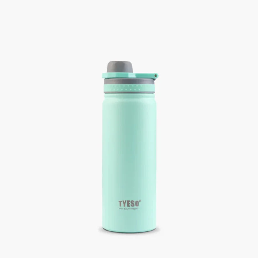 TYESO 25oz Vacuum Insulated Sports Water Bottle 750ml Stainless Steel