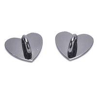 2pcs Heart black