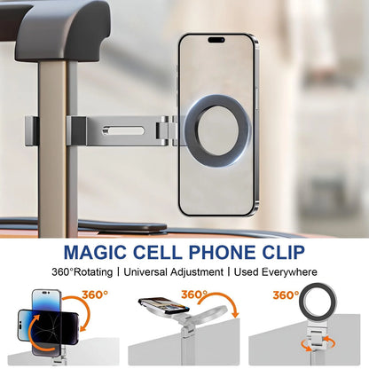 Magnetic Phone Stand – Portable Foldable MagSafe-Compatible Holder