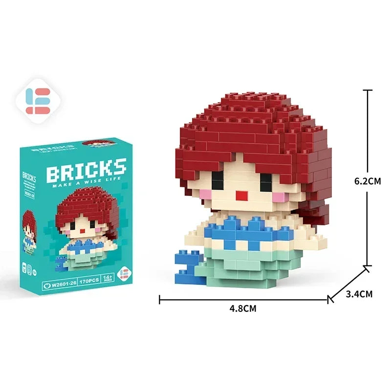 Mini Building Blocks Cartoon Character Figure – Tsum Tsum Style