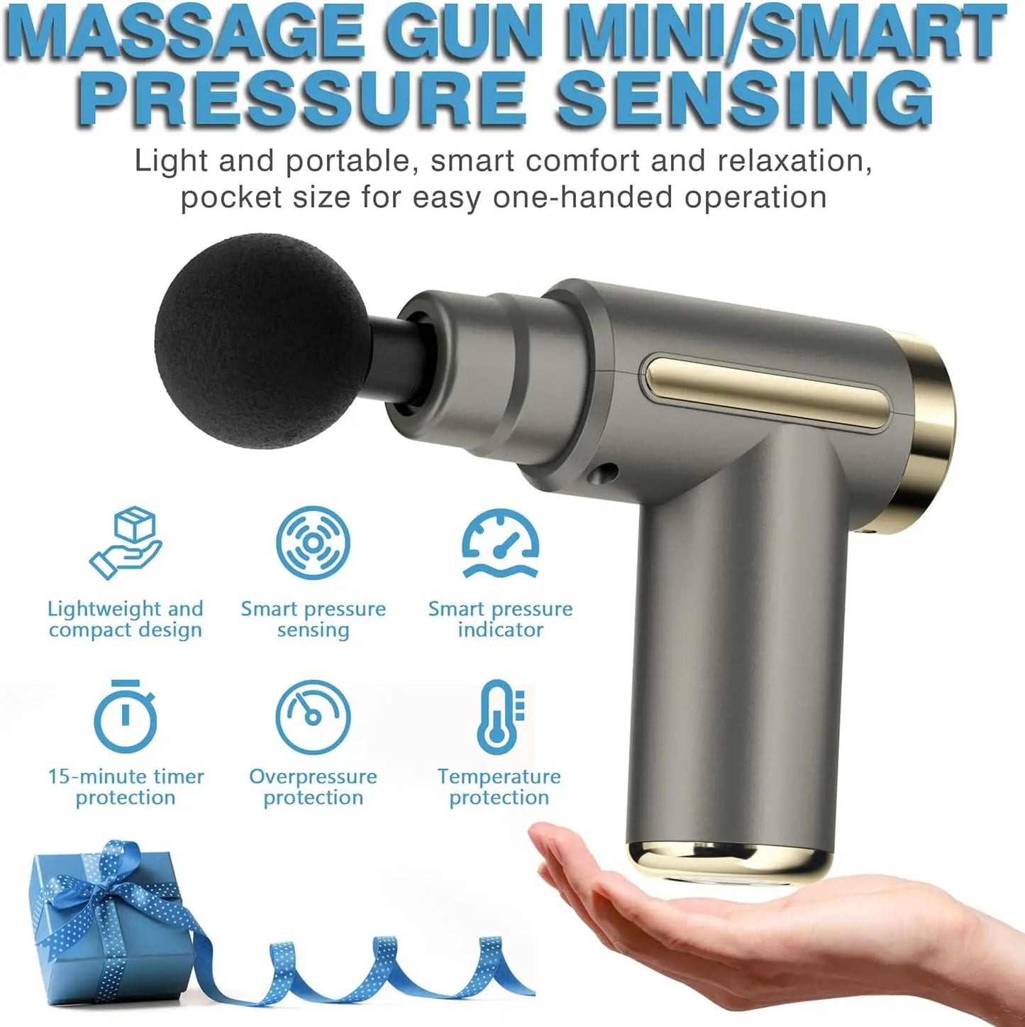 Percussion Massage Gun – Compact Deep Tissue Massager