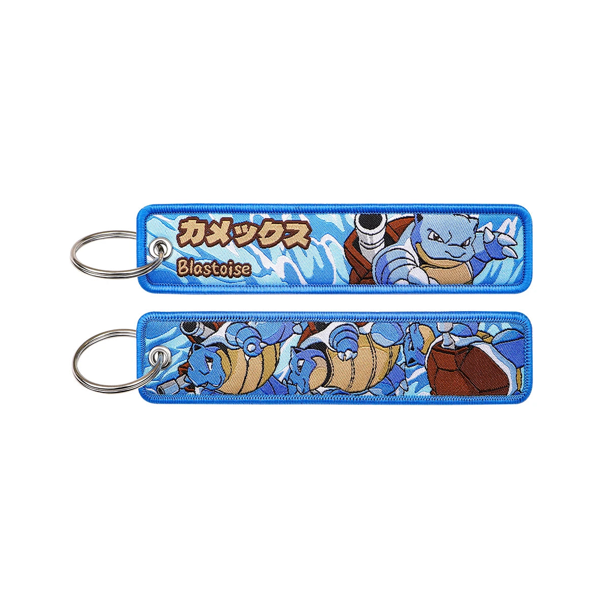 Anime Embroidered Keychain – Jet Tag Key Ring for Bags & Cars