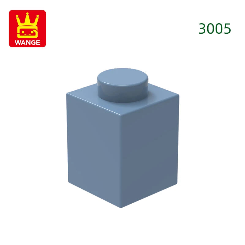 Wange 3005 1x1 Basic Brick MOC Parts – 232pcs Bulk Pack