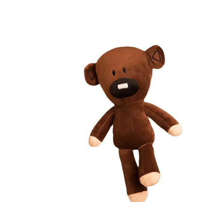 Mr. Bean Plush Toy Set – Stuffed Doll with Teddy Bear