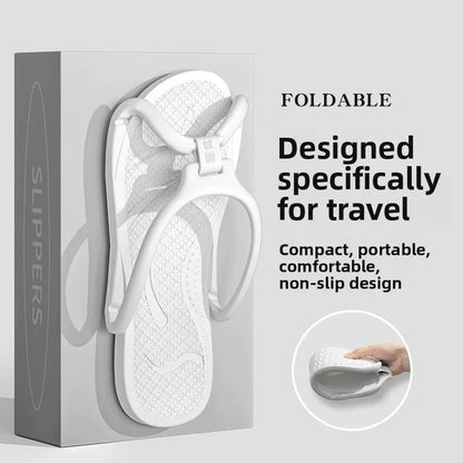 Foldable Travel Slippers – Portable EVA Flip Flops