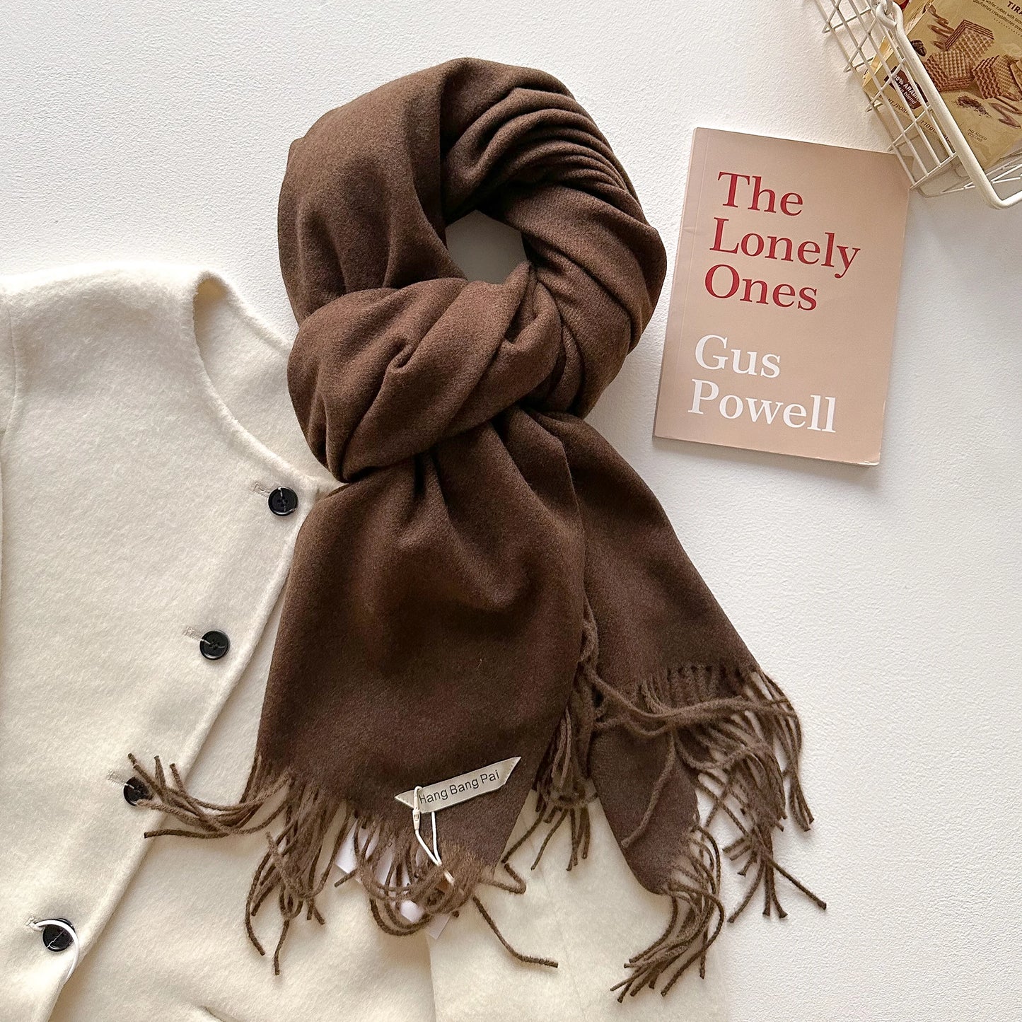 Cashmere Winter Scarf for Women – Warm Long Pashmina Shawl