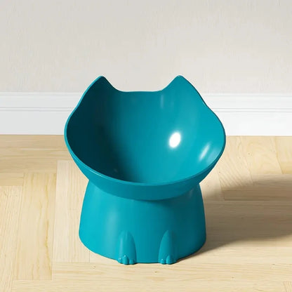 Elevated Cat Bowl – Anti-Tip Raised Food & Water Dish