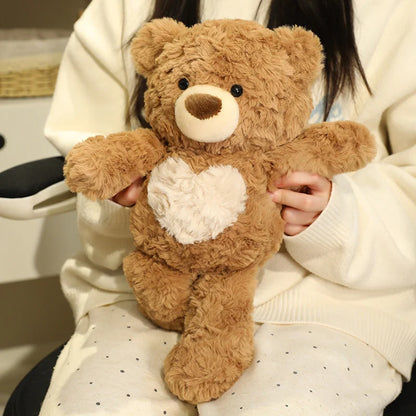 Cute Teddy Bear Plush Toy – 11" Soft Stuffed Animal Gift
