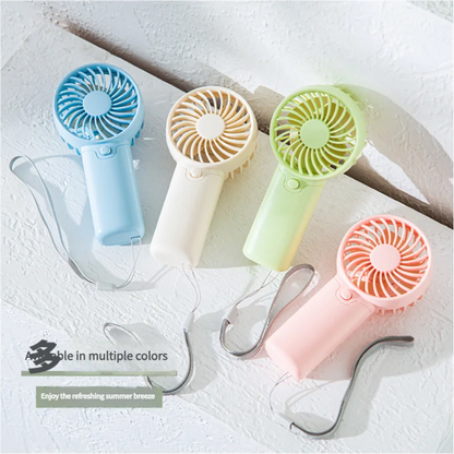 Mini Handheld Fan – AA Battery Powered Portable Pocket Fan