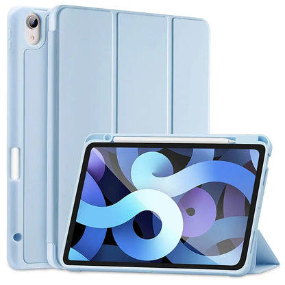 iPad Case with Pencil Holder – Slim Trifold Smart Cover