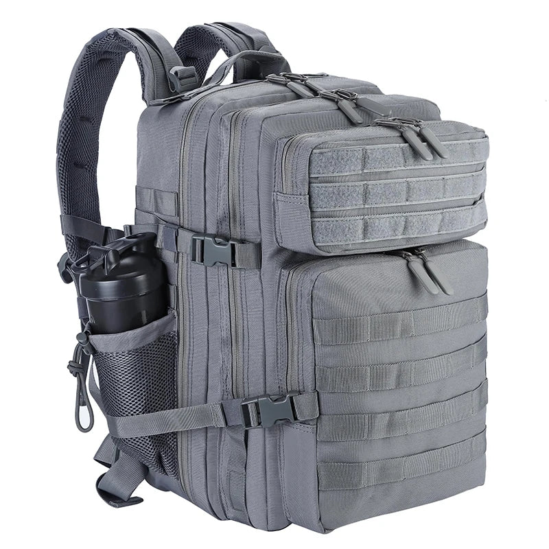 45L Tactical Backpack – Large Military Rucksack for Hiking & Gym