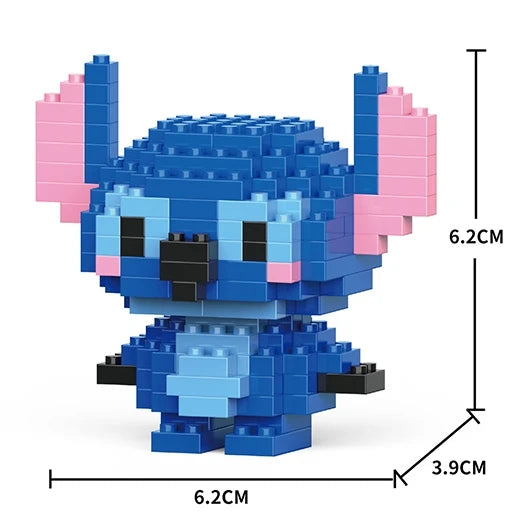 Disney Mini Building Blocks Figure – Mickey Minnie Princess Brick Toy