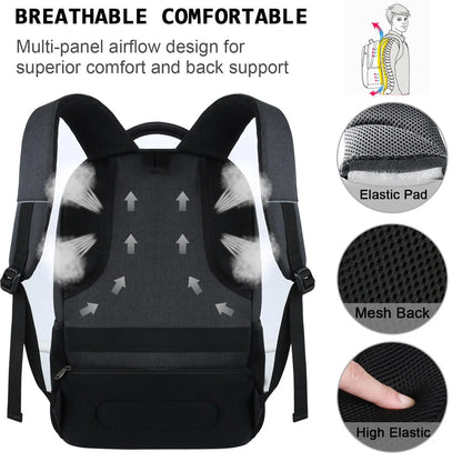 Laptop Backpack 18 Inch – Large Capacity Travel Bag with USB Port
