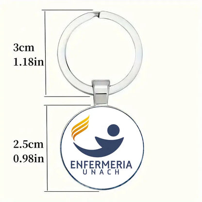Custom Photo Keychain – Personalized Logo & Family Portrait Keyring