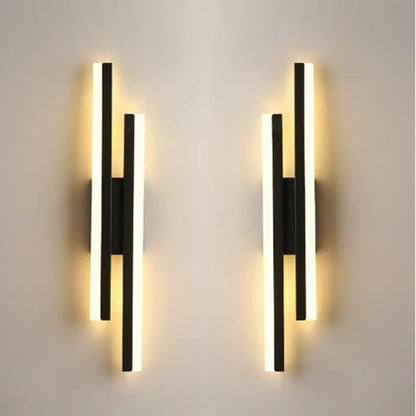 LED Wall Sconce – Modern Acrylic Pipe Lamp for Bedroom & Living Room