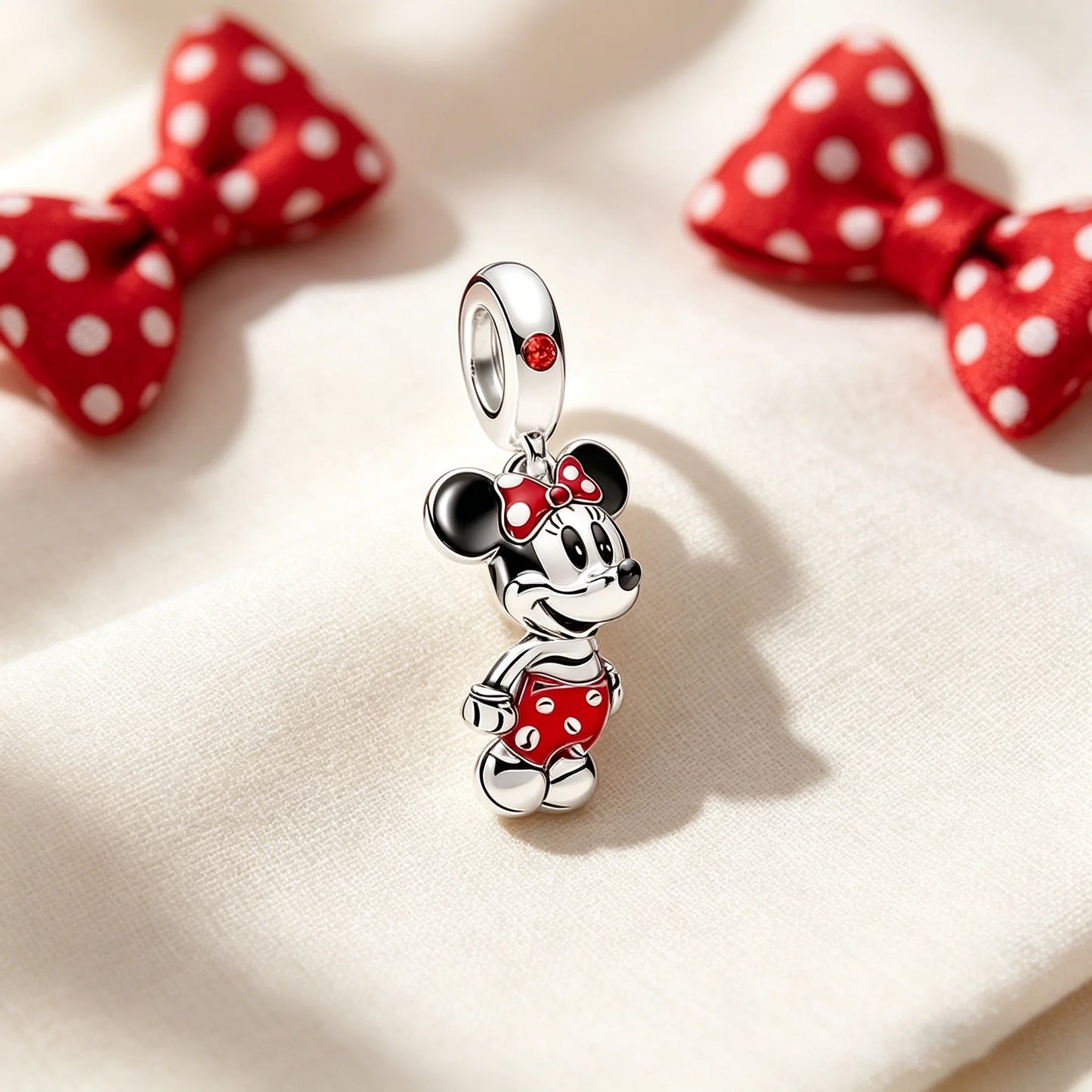 Disney Character Charm Bead – Fits Snake Chain Bracelet & Necklace