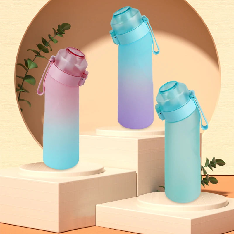 Air Flavored Water Bottle with Straw and Halloween Gift Bag