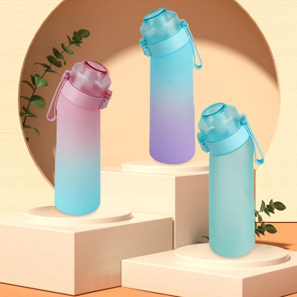Air Flavored Water Bottle with Straw and Halloween Gift Bag