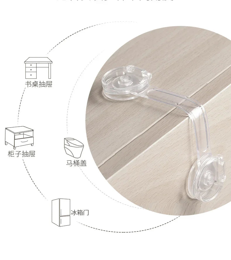 Baby Safety Cabinet Locks Child Proof Drawer & Door Latches