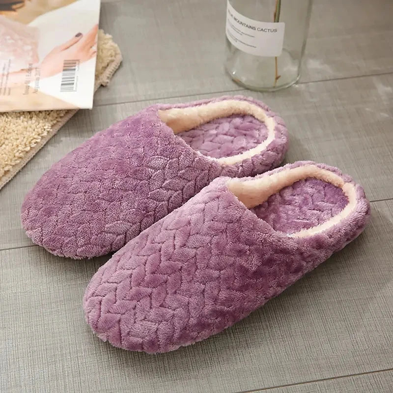 Fluffy Home Slippers – Unisex Soft Anti-Slip Indoor Slides