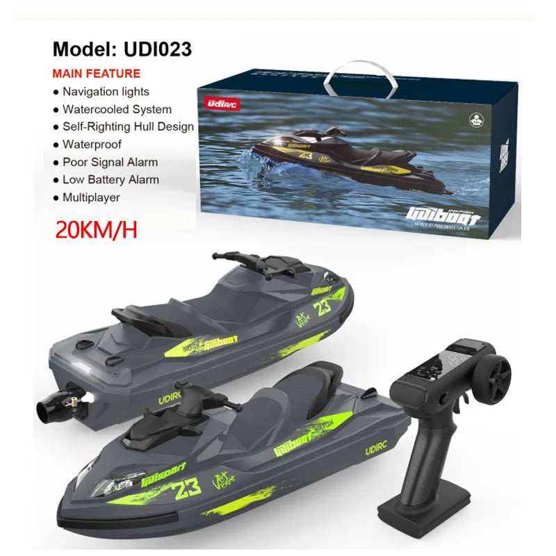 UDI023 2.4G High Speed RC Jet Spray Boat