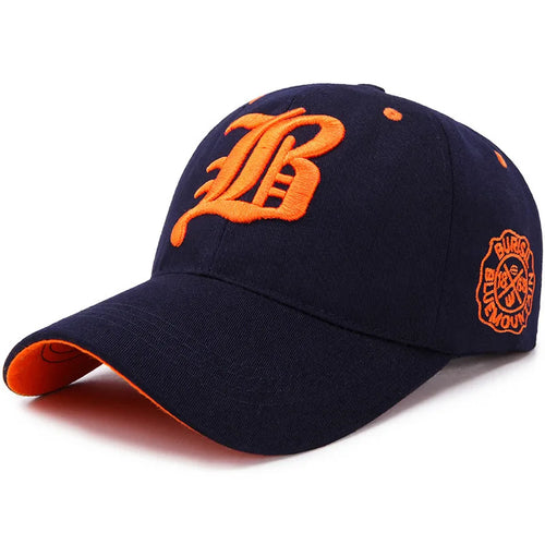 Embroidered Cotton Snapback Baseball Cap – Unisex