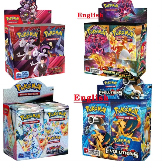 360PCS Pokémon Destined Rivals Prismatic Evolutions Booster Cards