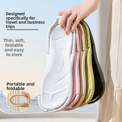 Foldable Travel Slippers – Portable EVA Flip Flops