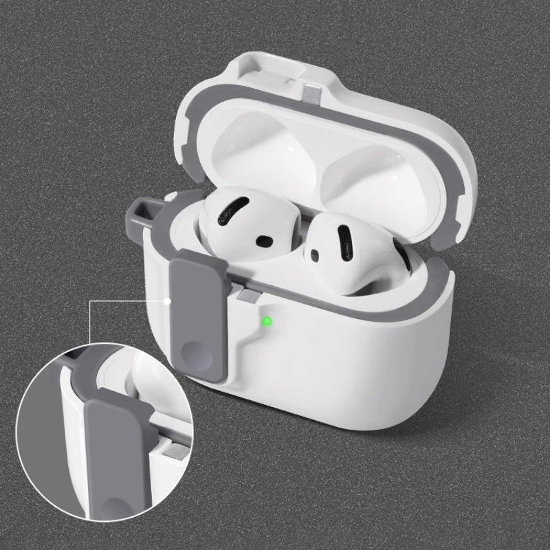 AirPods Pro 3 Case with Phone Stand, Magnetic Lock & Carabiner