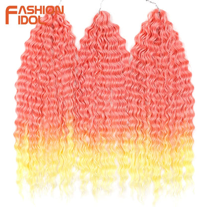 Water Wave Crochet Braiding Hair – Ariel Curl 22 Inch