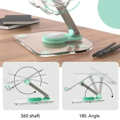 360° Rotating Adjustable Acrylic Tablet and Phone Stand