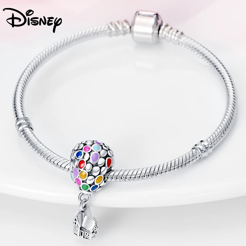Disney S925 Silver Princess Charm Bead – Fits Pandora Bracelet & Necklace