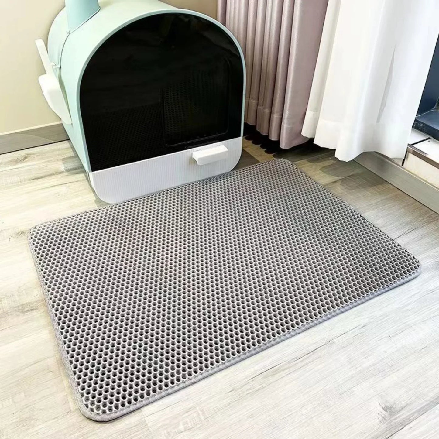 Cat Litter Mat Double Layer Waterproof & Non-Slip EVA Pad