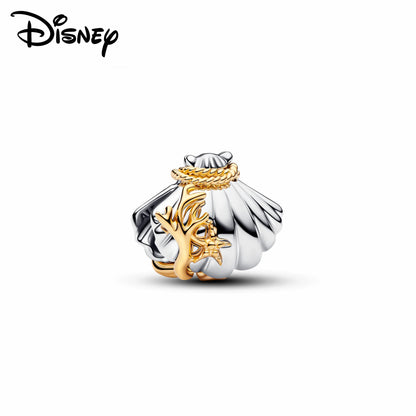 Disney S925 Silver Princess Charm Bead – Fits Pandora Bracelet & Necklace