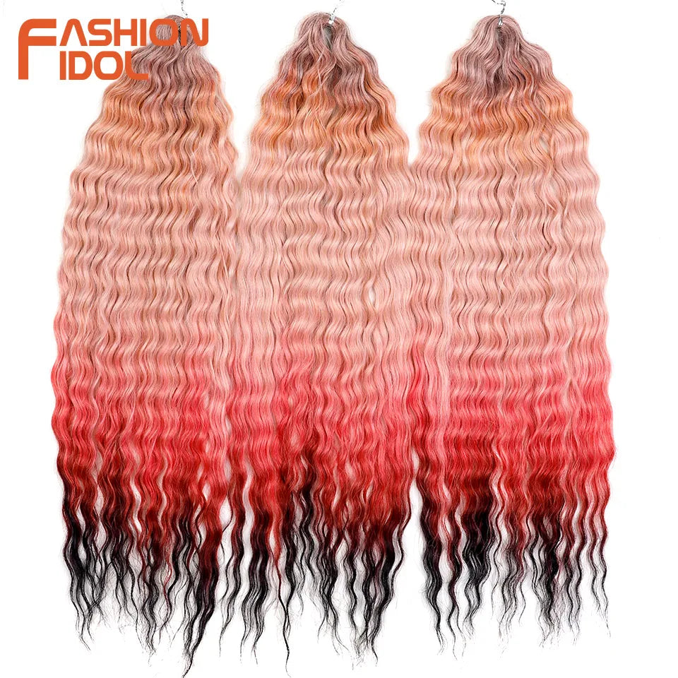 Water Wave Crochet Braiding Hair – Ariel Curl 22 Inch