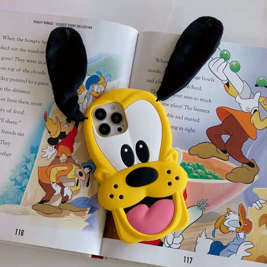 Hot Cute 3D For Pluto Silicone iPhone Case