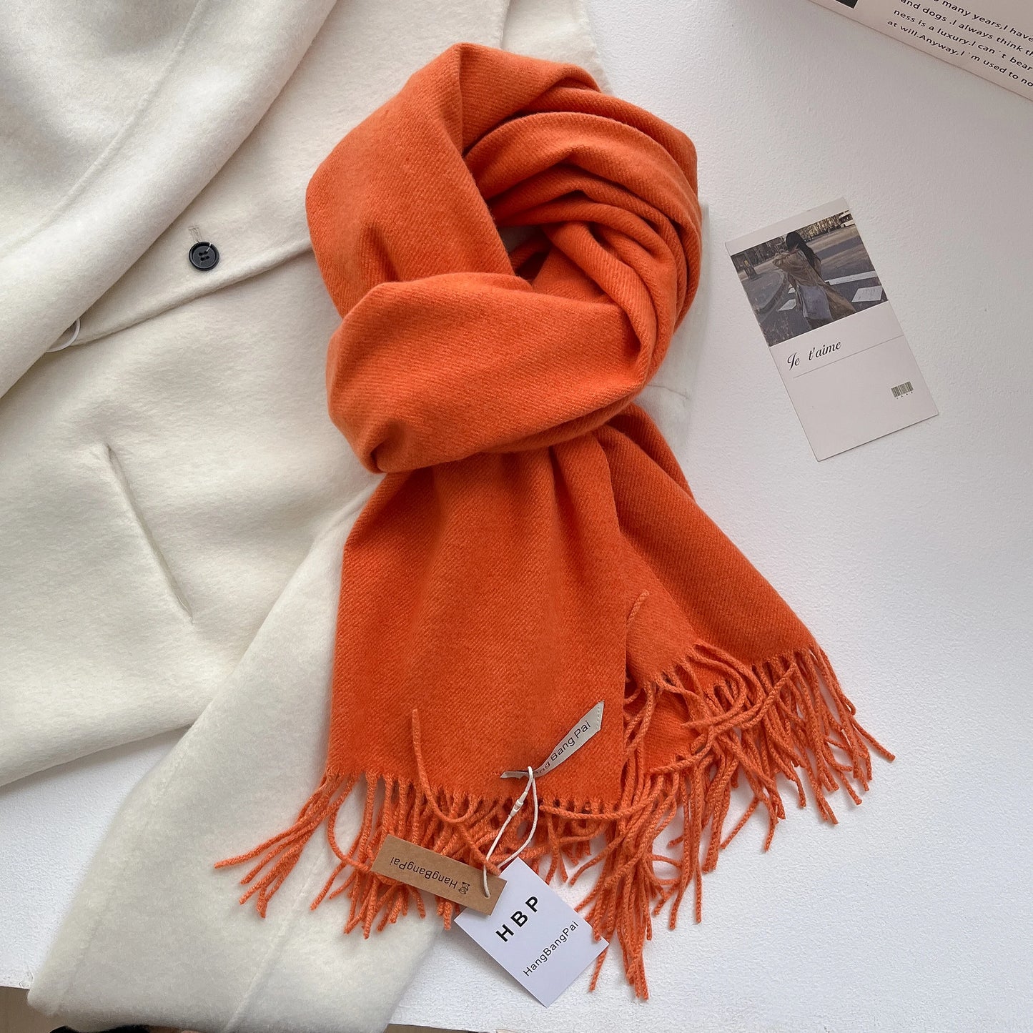 Cashmere Winter Scarf for Women – Warm Long Pashmina Shawl