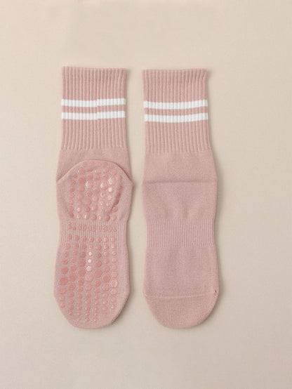 4 Pairs Women's Non Slip Pilates Yoga Grip Socks