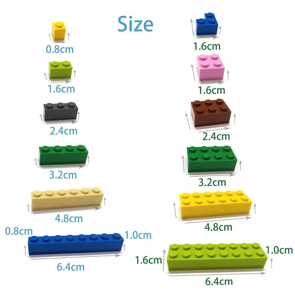 300-Piece DIY Building Blocks Bricks Set – LEGO-Compatible 2x4 Dots