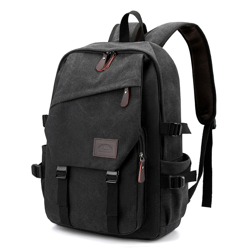 Large Capacity Canvas Travel Backpack for Men
