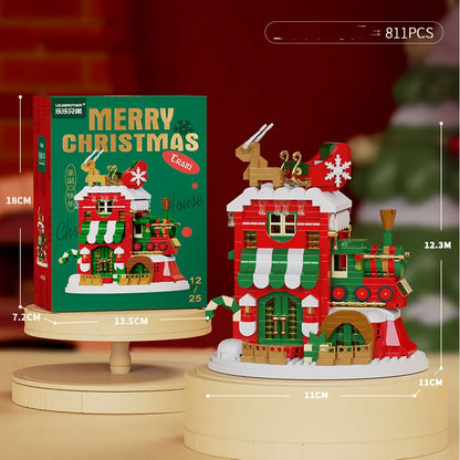 Christmas Micro Building Blocks Set – Santa, Reindeer & More
