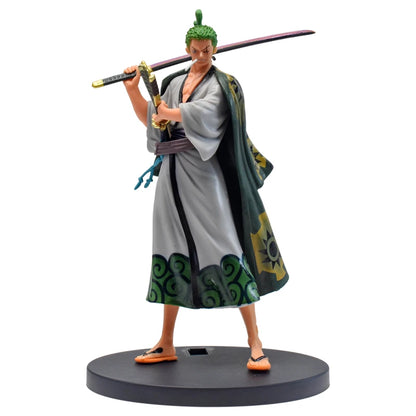 18CM One Piece Luffy Zoro Chopper Nami PVC Action Figures