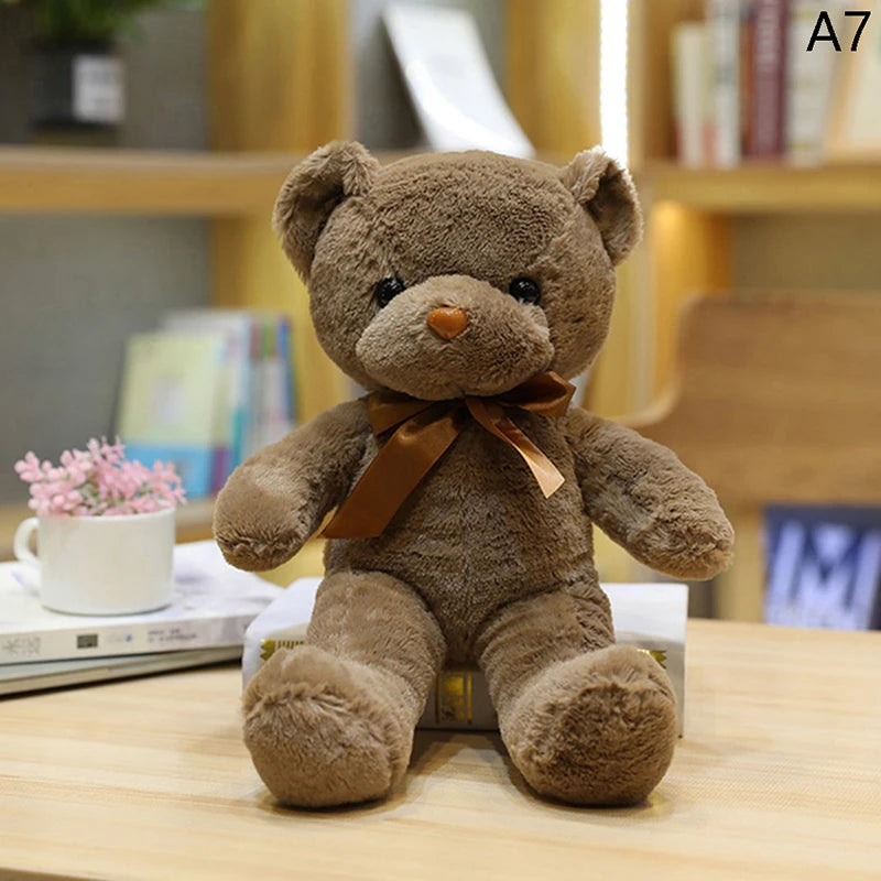 Stuffed Teddy Bear Plush Toy 30cm – Soft Colorful Bear Doll