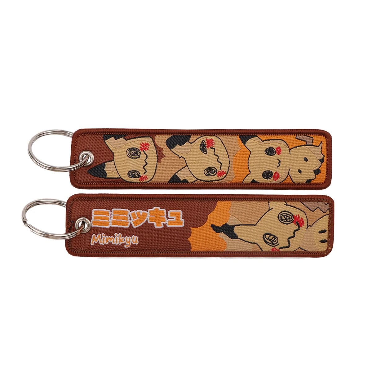 Anime Embroidered Keychain – Jet Tag Key Ring for Bags & Cars