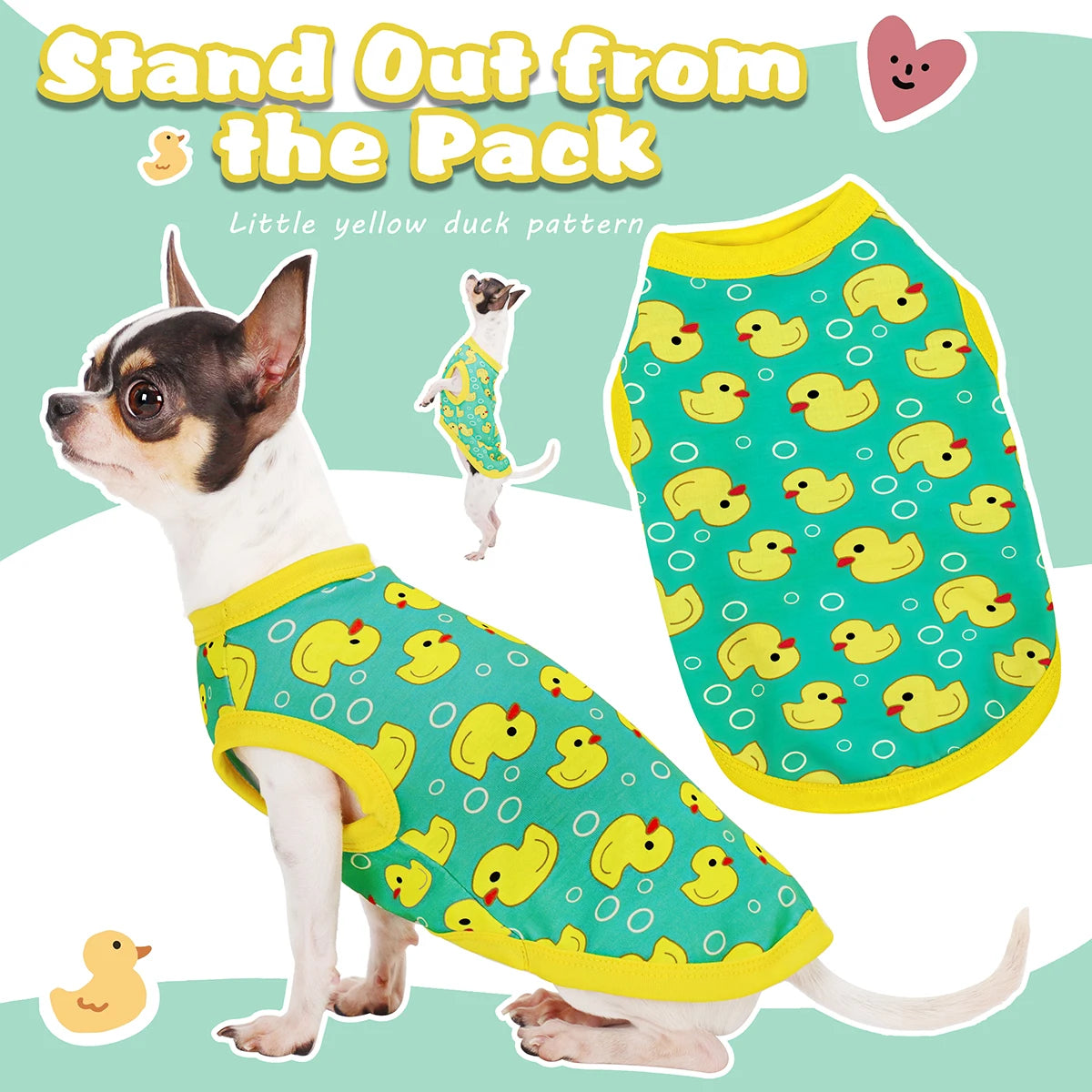 Sleeveless Dog Shirt – Moisture-Wicking & Breathable Pet Tee
