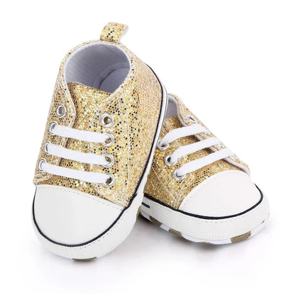Baby Canvas Sneakers – Soft Sole First Walkers for Boys & Girls