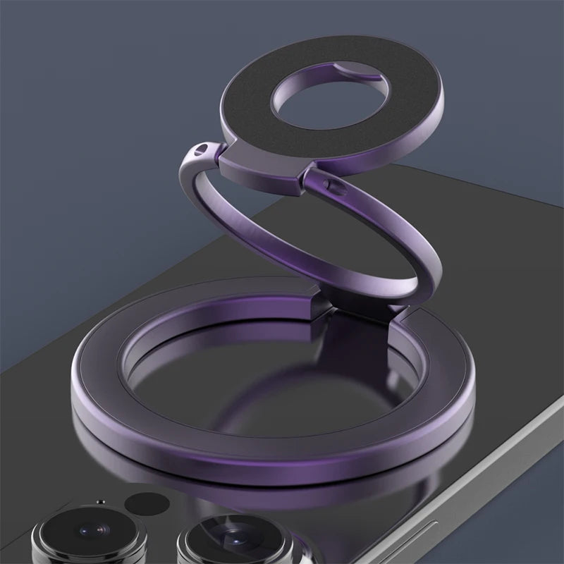 MagSafe Magnetic Phone Ring Holder – Foldable Stand & Grip
