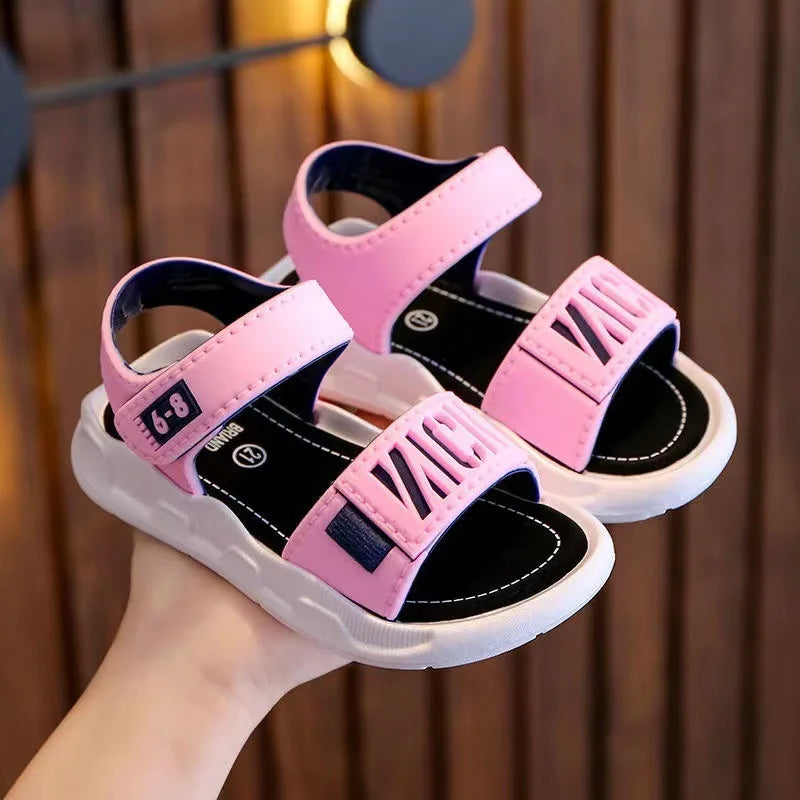 Kids Sport Sandals – Soft Sole Anti-Slip Summer Beach Shoes
